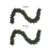 Papyrus 2 Pack of 9 ft Pre-Lit Blue Spruce Garland, Artificial, Warm White Light, Battery Powered, Indoor/Outdoor view 2
