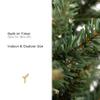 Papyrus 2 Pack of 9 ft Pre-Lit Blue Spruce Garland, Artificial, Warm White Light, Battery Powered, Indoor/Outdoor view 3