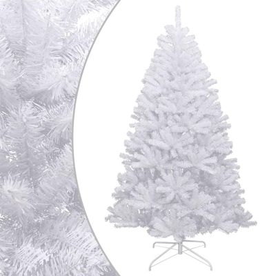Artificial Hinged Christmas Tree with Flocked Snow 59.1",Artificial Christmas Tree with Hinged Branches Realistic Flocked Snow Design for Indoor/Outdoor Use Seasonal Christmas Trees