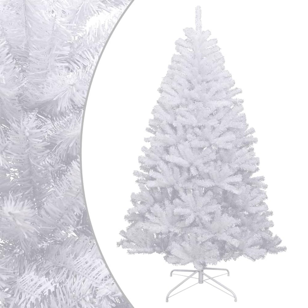 Artificial Hinged Christmas Tree with Flocked Snow 59.1",Artificial Christmas Tree with Hinged Branches Realistic Flocked Snow Design for Indoor/Outdoor Use Seasonal Christmas Trees