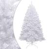 Artificial Hinged Christmas Tree with Flocked Snow 59.1",Artificial Christmas Tree with Hinged Branches Realistic Flocked Snow Design for Indoor/Outdoor Use Seasonal Christmas Trees view 1