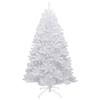 Artificial Hinged Christmas Tree with Flocked Snow 59.1",Artificial Christmas Tree with Hinged Branches Realistic Flocked Snow Design for Indoor/Outdoor Use Seasonal Christmas Trees view 2