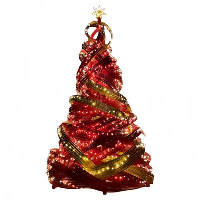 6.5-inch Handmade DIY Bamboo Christmas Tree for Home, Office, Party Decorations, Elegant Bamboo Christmas Tree to add Rustic Charm to Your Holiday Decorations! (9.8ft)