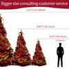 6.5-inch Handmade DIY Bamboo Christmas Tree for Home, Office, Party Decorations, Elegant Bamboo Christmas Tree to add Rustic Charm to Your Holiday Decorations! (9.8ft) view 3