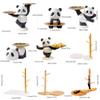 GINTBN Panda Key Tray Statue, Resin Panda Key Bowl for Entryway Table, Creative Animal Sculpture Panda Statue Key Holder Candy Jewelry Earrings Tray for Home Dining Table Decor view 4