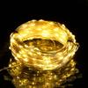 LED String with 150 LEDs Warm White 49.2',LED String Lights Warm White 49.2FT 150 LED Copper Wire Fairy Lights with 8 Modes & Remote Control for Indoor Outdoor Christmas Party Wedding Home Decoration view 2