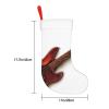 Jyckat Personalized Christmas Stockings - 18 Inches Hanging Stockings, 1 Pack Large Size Stockings for Christmas Tree Family Holiday Decor - Guitar Bass Music Musical Instruments view 3