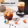 Coffee Capsule Adapter, Coffee Capsule Adapter, Stainless Steel with Stickers and Spoon Brush, Coffee Pod Converter for ENV135 for GCA1 for Next (80ml) view 3