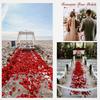 Pyrrhiax 1000 Pieces Rose Petals, Artificial Silk Rose Petals, Dark Red Dot Black, Classic/Elegant/Romantic Style, Flat, Indoor Use, Wedding/Anniversary Decor view 4