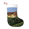 MYHSZTAH Italy-Tuscan Print Delightful Christmas Stockings,Family Stockings for Decorations,Knitted Christmas Stockings view 1