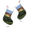 MYHSZTAH Italy-Tuscan Print Delightful Christmas Stockings,Family Stockings for Decorations,Knitted Christmas Stockings view 3