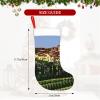 MYHSZTAH Italy-Tuscan Print Delightful Christmas Stockings,Family Stockings for Decorations,Knitted Christmas Stockings view 4