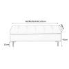 Storage Ottoman Bench with Padded Seat Storage Chest with Metal Legs End of Bed Bench with Hidden Storage Upholstered Entryway Bench Footrest for Bedroom view 2