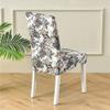 ZYANLING Dining Room Chair Covers, High Back Stretch Dining Chair Slipcover Removable Washable Chair Protector Slipcover for Hotel Banquet Party (Dragonfly Jungle,Pack of 2) view 3
