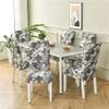 ZYANLING Dining Room Chair Covers, High Back Stretch Dining Chair Slipcover Removable Washable Chair Protector Slipcover for Hotel Banquet Party (Dragonfly Jungle,Pack of 2) view 4