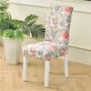 ZYANLING Dining Room Chair Covers, High Back Stretch Dining Chair Slipcover Removable Washable Chair Protector Slipcover for Hotel Banquet Party (Beauty,Pack of 2) view 1