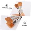NEHXMA Clothes Pegs for Washing Line 1 Set 20Pcs Dip Slip Stainless Steel Clothespin Metal peg Clips Sock Drying Clip Laundry(Golden) view 2