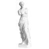 Queenbox 11.4in Venus Greek Goddess Statue, Resin Love Beauty Aphrodite Bust Sculpture for Artistic Home Office Hotel, White view 1
