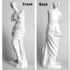 Queenbox 11.4in Venus Greek Goddess Statue, Resin Love Beauty Aphrodite Bust Sculpture for Artistic Home Office Hotel, White view 3