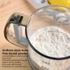 2Pcs Flour Sifter, Powder Sugar Shaker Flour Sieve Baking Sifter Hand Strainer Kitchen Sifter Uniform Sieve Holes Semi Automatic Flour Strainer Cup for Baking Pastry Tools view 2