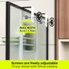 Orimade Over The Door Shower Caddy Adjustable 3 Tier White,Bathroom Hanging Organizer Shelf Rustproof with 4 Hooks,Shower Basket with Soap Holder and Suction Cup view 4