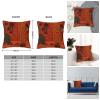 African Animals Tribal Pattern Throw Pillow Covers 12x12" Pillow Cover With Zipper Throw Pillow Cases Double Sided Plush Pillow Covers Decorative Throw Pillows Covers for Couch Living Room Bedroom view 2