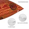 African Animals Tribal Pattern Throw Pillow Covers 12x12" Pillow Cover With Zipper Throw Pillow Cases Double Sided Plush Pillow Covers Decorative Throw Pillows Covers for Couch Living Room Bedroom view 3