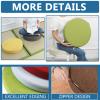 14/16/18/20 inch Round Seat Chair Stool Cushion Pad Indoor/Outdoor Foam Soft and Comfortable Office Round Cushion with Removable Cover Kitchen Dining Chair Pad Bar Stool Pad(Y11,20x3.1in/50x8cm) view 4