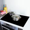 2MM Thick Silicone Countertop Mat, 31.5"x 23.6"(80cmx60cm) Silicone Mats for Kitchen Counter, Nonslip Heat Resistant Mat, Large Kitchen Counter Mats, Waterproof Countertop Protector, Black view 1