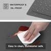 2MM Thick Silicone Countertop Mat, 31.5"x 23.6"(80cmx60cm) Silicone Mats for Kitchen Counter, Nonslip Heat Resistant Mat, Large Kitchen Counter Mats, Waterproof Countertop Protector, Black view 3