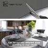 2MM Thick Silicone Countertop Mat, 31.5"x 23.6"(80cmx60cm) Silicone Mats for Kitchen Counter, Nonslip Heat Resistant Mat, Large Kitchen Counter Mats, Waterproof Countertop Protector, Black view 4