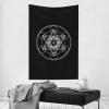 BXDEOOPWE Metatron'S Cube Tapestry Wall Hanging Decorative Blanket Bedroom Living Room Dormitory Tapestry 60 * 40 Inch Home Wall Decoration view 4