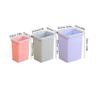 eexbz Kitchen Trash Can Trash Can Household Plastic Lidded Trash Can Office Wastebasket Living Room Kitchen Bathroom Lidless Trash Can Bathroom Trash Can(D,16L) view 2