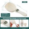 1 Pack Digital Measuring Spoon, 800g / 0.1g High Precision Electronic Measuring Spoon with LCD Display, Weighing Scoop Scale with Removable Handle Support Unit g/oz/ml/Cup for Pets Food, Flour (1) view 4