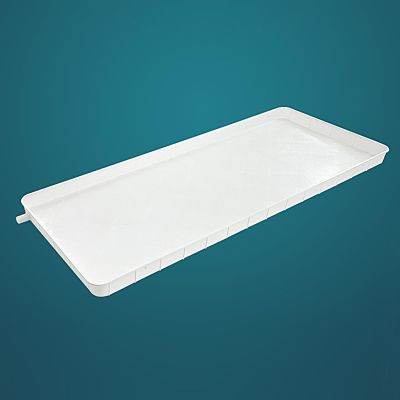 LLZJDDPLY Condensate Drain Pan Plastic Drip Tray, AC Drip Pan with Drain, Universal Window Air Conditioner Drain Kit, for Indoor/Outdoor Split Air Conditioner Heat Pump Systems(1-2P+2m)