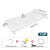 LLZJDDPLY Condensate Drain Pan Plastic Drip Tray, AC Drip Pan with Drain, Universal Window Air Conditioner Drain Kit, for Indoor/Outdoor Split Air Conditioner Heat Pump Systems(1-2P+2m) view 2