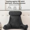 Luxmars Back Pillow for Bed Sitting Up,Reading Pillow with Arms,Lumbar and Arm Support on Bed, Chair, Couch, Sofa and Floor,Back Pillow for Reading/Working/Watching TV view 3
