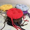 MCOSU Set of 4/2/1 Round Bar Stool Cushions/Pads with Ties 11/13/15/17/19in Round Chair Seat Cushions/Pads Indoor Outdoor for Dining Chairs Circle Stool Chair Patio Kitchen(A8,1PC 13 * 2IN) view 3