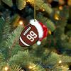 Personalized Custom Football Ornaments for Tree - Christmas 2024 Gifts, American Football Player Ornaments view 3