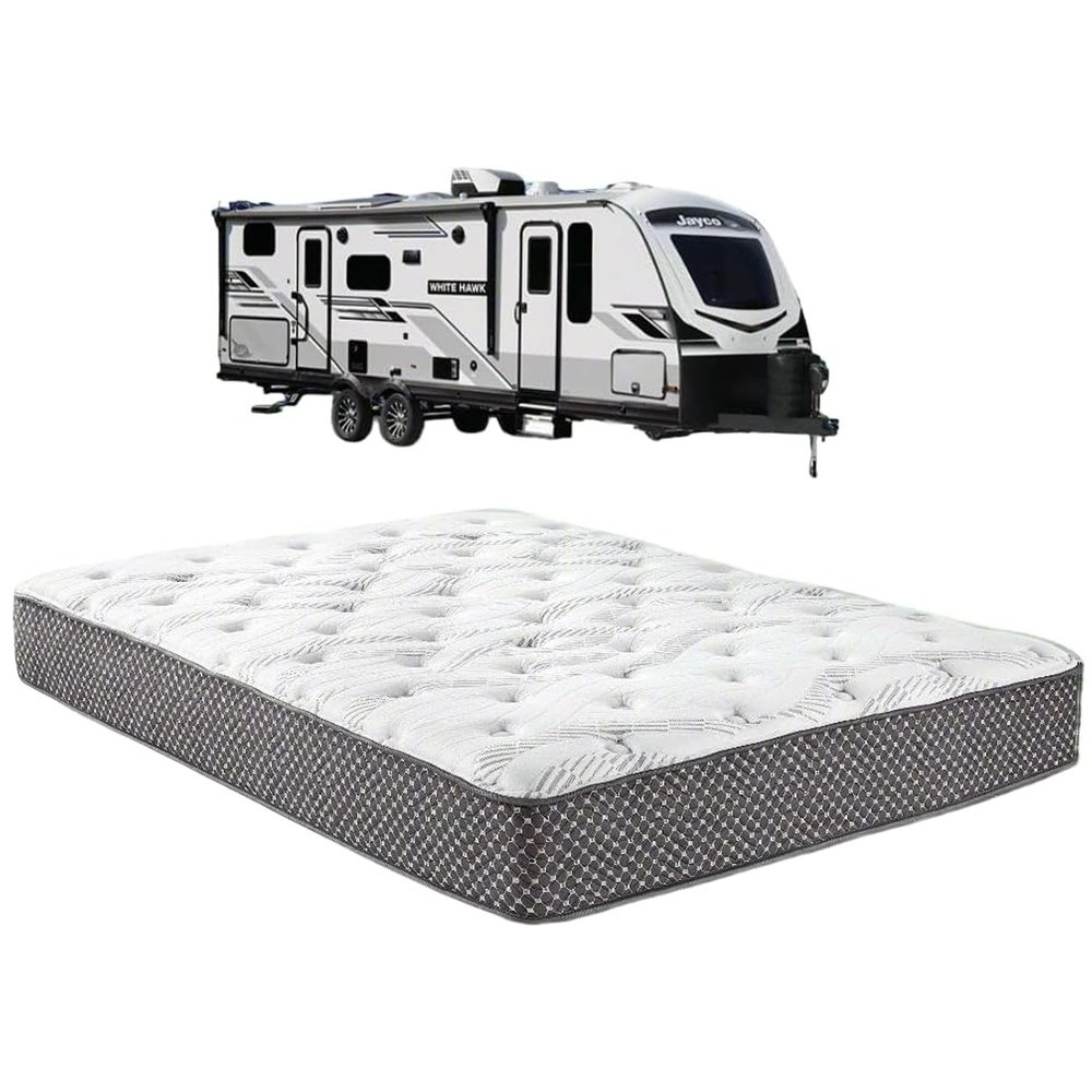 WanderRest Cool Hybrid 10 RV Mattress, RV King 70x80, Medium, Cooling Gel Memory Foam & Pocketed Coil Mattress for RV, Camper, or Travel Trailer, Made in USA