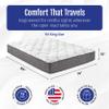 WanderRest Cool Hybrid 10 RV Mattress, RV King 70x80, Medium, Cooling Gel Memory Foam & Pocketed Coil Mattress for RV, Camper, or Travel Trailer, Made in USA view 2