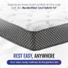 WanderRest Cool Hybrid 10 RV Mattress, RV King 70x80, Medium, Cooling Gel Memory Foam & Pocketed Coil Mattress for RV, Camper, or Travel Trailer, Made in USA view 3