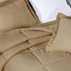 PeachSkinSheets Night Sweats: The Original 1500TC Soft Super Queen Oversized Comforter Set Light Mocha view 3
