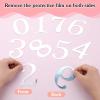 3.7 IN 0-9 Silver Birthday Number Cake Toppers Large Silver Acrylic Cake Numbers Topper Acrylic Wedding Party Cupcake Toppers Cake Decorating Supplies for Birthday Wedding Anniversary Party view 4