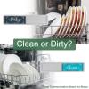 uxcell Dishwasher Magnet Clean Dirty Sign Stainless Steel Magnetic view 3