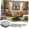 QUMIIRITY 4pcs Non- Bed Furniture Risers Heavy Duty for Sofa Couch Desk Table Legs Floor Increased Stability Height Boost for Storage and Cleaning view 2