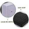QUMIIRITY 4pcs Non- Bed Furniture Risers Heavy Duty for Sofa Couch Desk Table Legs Floor Increased Stability Height Boost for Storage and Cleaning view 3