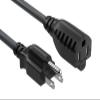 Cable Leader 50ft Extension Power Cord NEMA 5-15P to NEMA 5-15R 3 Prong Power Cable AC Power Cord, 16AWG view 1