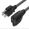 Cable Leader 50ft Extension Power Cord NEMA 5-15P to NEMA 5-15R 3 Prong Power Cable AC Power Cord, 16AWG view 2
