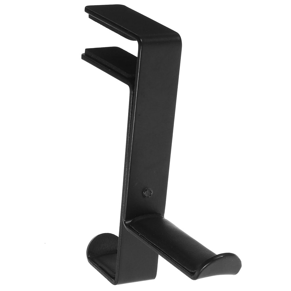 OSALADI 1pc Wall-Mounted Iron Headset Holder Earphone Hanger for Home Office and Cafe Easy Installation Organizes Headphones and Keeps Desk Tidy